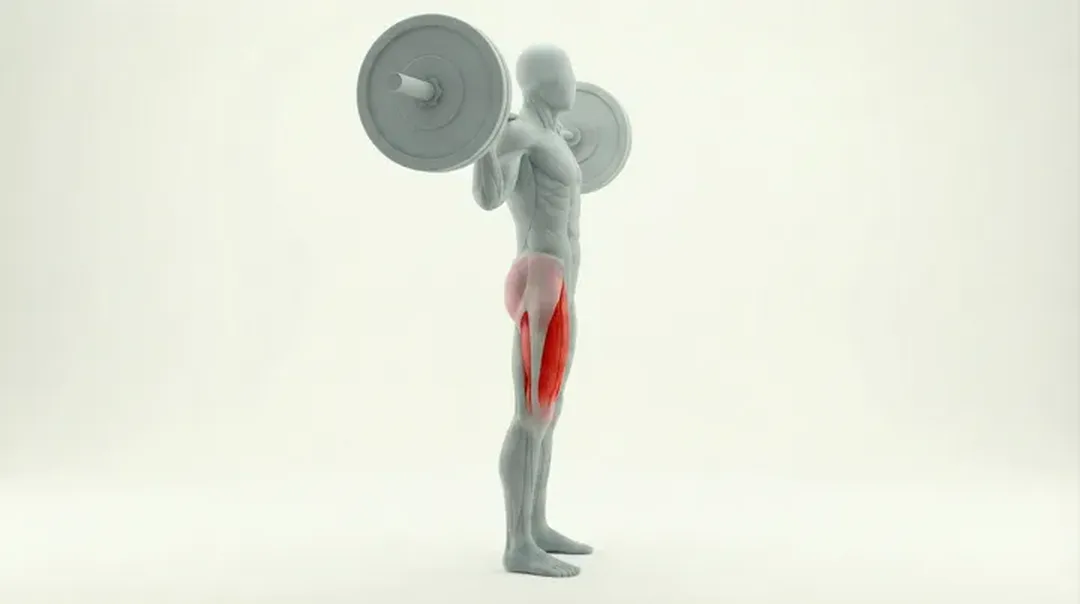 Looping Barbell Squat movement demonstration